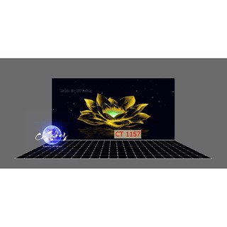 tranh 3d. tranh dán bể cá thủy sinh, bể cá rồng (tranh lưng)