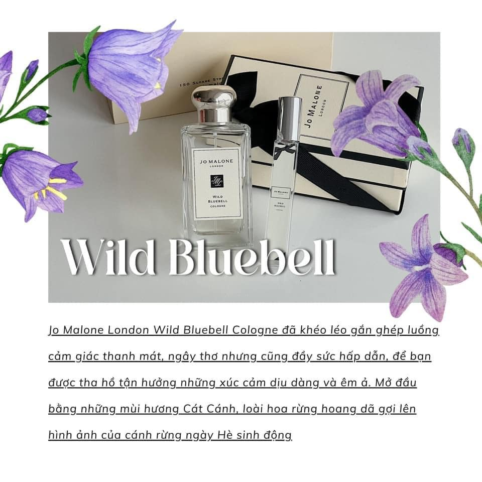Mẫu thử nước hoa Jo Malone - Wild Bluebell - Cologne - 10ml