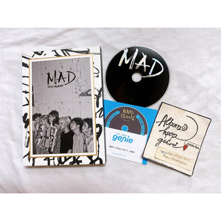 Got7 Mad album rỗng không bao gồm card,  poster và đồ đựng poster.