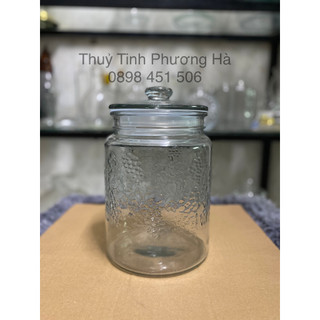 Bình thủy tinh ngâm rượu họa tiết dày dặn 5L, 8L, 10L
