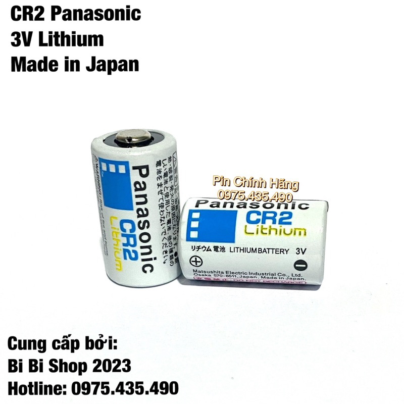 Pin CR2 Panasonic 3V Lithium Hàng Nhập Khẩu Gói 1 Viên Made in Japan