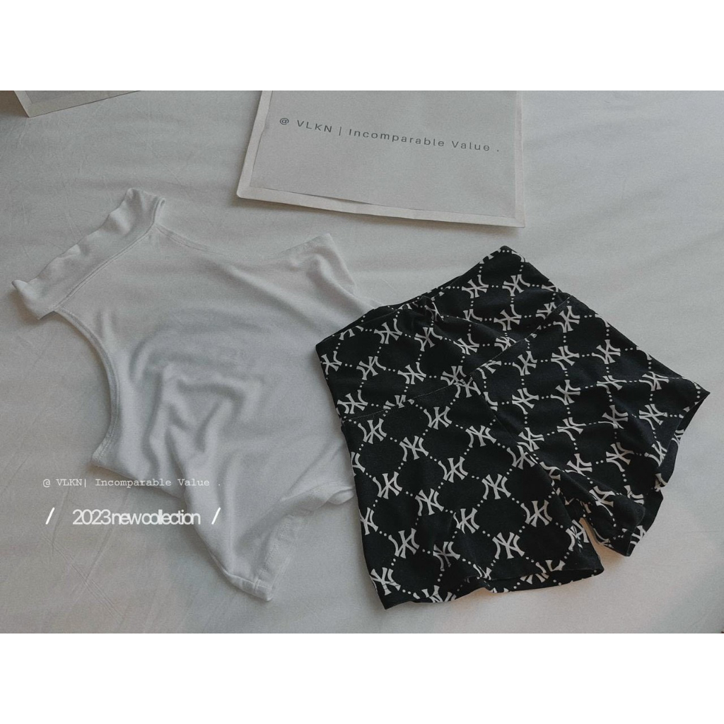 Quần tập gym lưng cao dày chuẩn thun RAINBOW thái