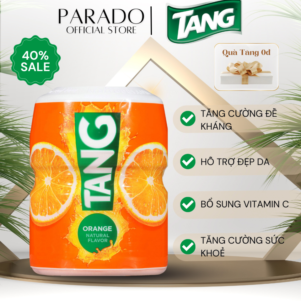 Bột Pha Nước Cam Tang Orange Naranja 566gr - 2,04Kg Hàng Nhập Khẩu Mỹ