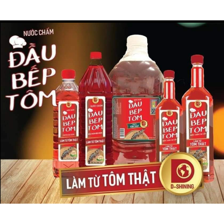 Nước chấm Đầu Bếp Tôm chai 900ml