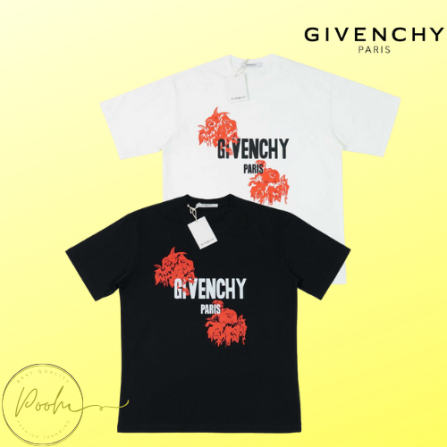 ÁO THUN GIVENCHY PARIS ROSES , ÁO THUN GIVENCHY NAM NỮ UNISEX