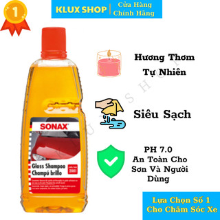 [SIÊU SẠCH] - Nước Rửa Xe 3 Tiêu Chí SONAX GLOSS SHAMPOO NHẬP KHẨU ĐỨC, An Toàn, Chính Hãng, Chất Lượng – 314300