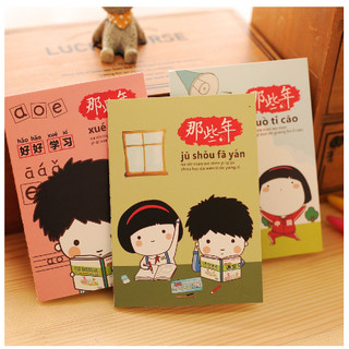 Sổ tay sổ ghi chép mini hàn quốc hoạt hình cute