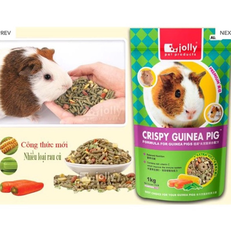 Thức ăn cao cấp Crispy cho bọ ú 1kg