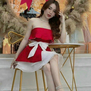 Áo cúp ngực cột nơ tiểu thư sang chảnh