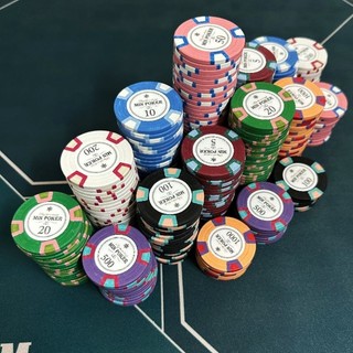 Chip phỉnh poker clay composite Milano