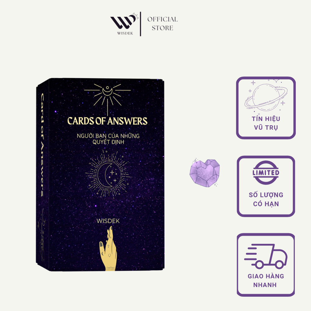 Bộ bài Người Bạn Của Những Quyết Định - Cards Of Answers gồm 80 lá với những lời khuyên hữu ích