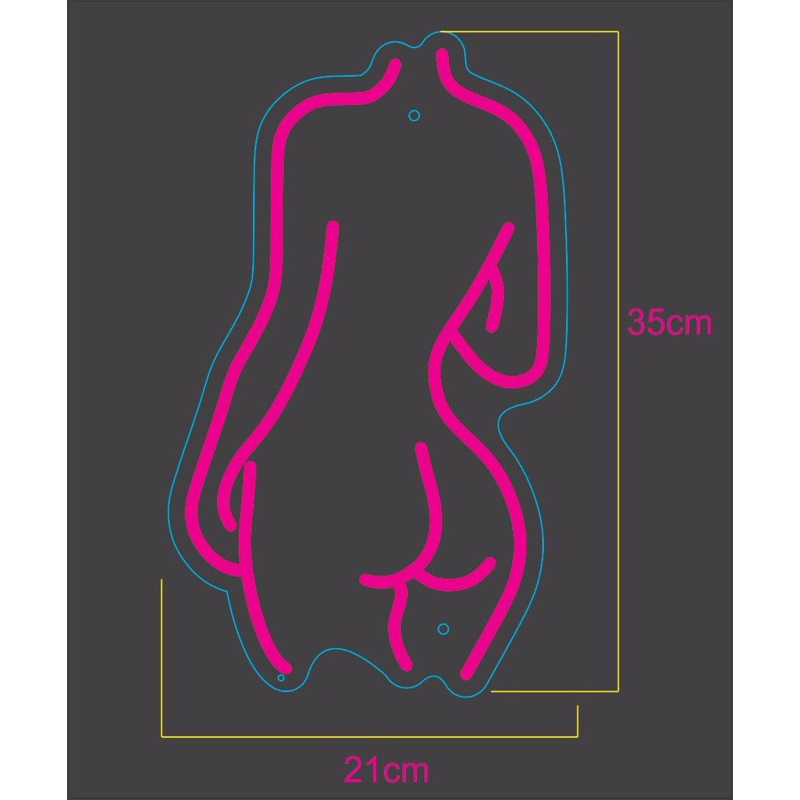Đèn led neon hình sexy