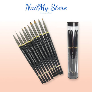 Set 10 cọ nail Lawei - Cọ vẽ móng chuyên dụng