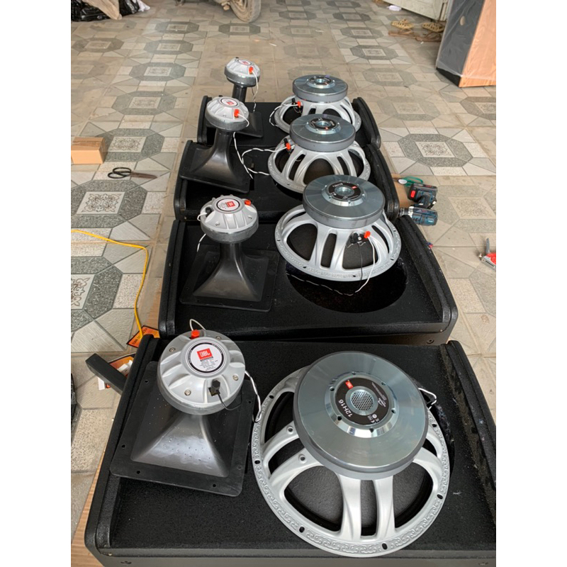 Loa Full Đứng JBL KP6120 Bass 30 T190C76, Treble Kèn 450 - Gía 1 đôi - Tặng Thêm 2 Đôi Jack Neutrik/ Jack Speakon