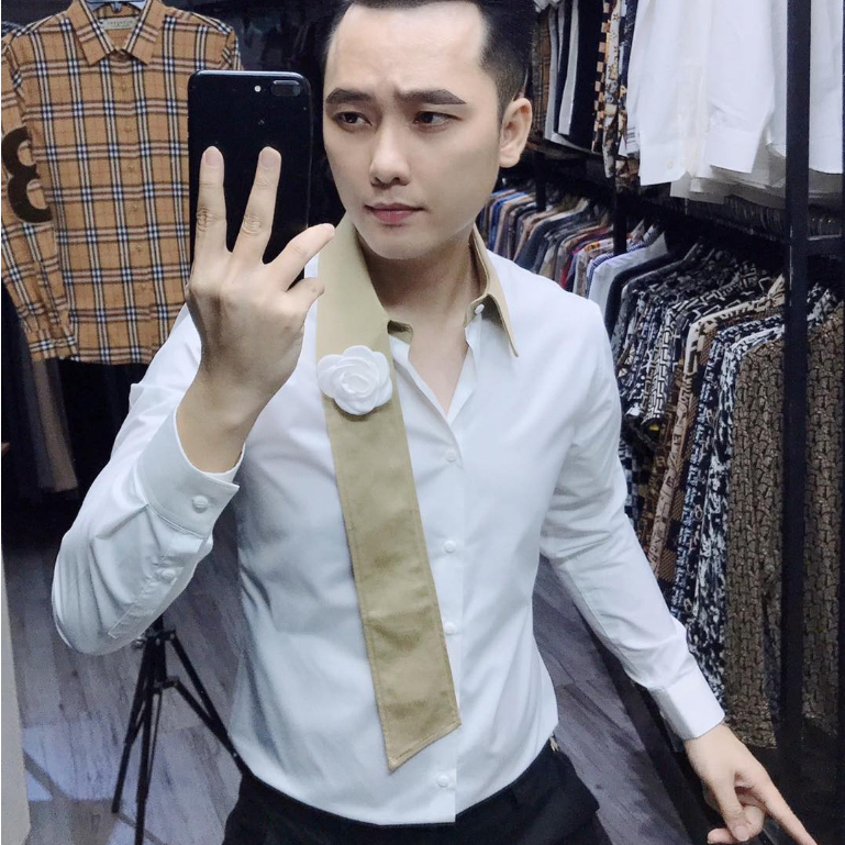 Sơ Mi Nam Vải Hàn Trơn Mịn Không Nhăn Không Phai Không Xù