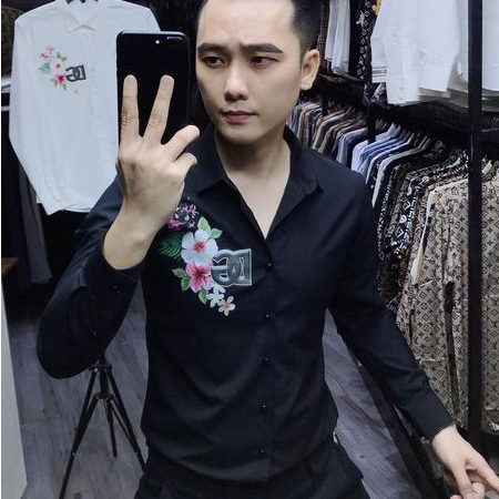 Sơ Mi Nam Vải Hàn Trơn Mịn Không Nhăn Không Phai Không Xù