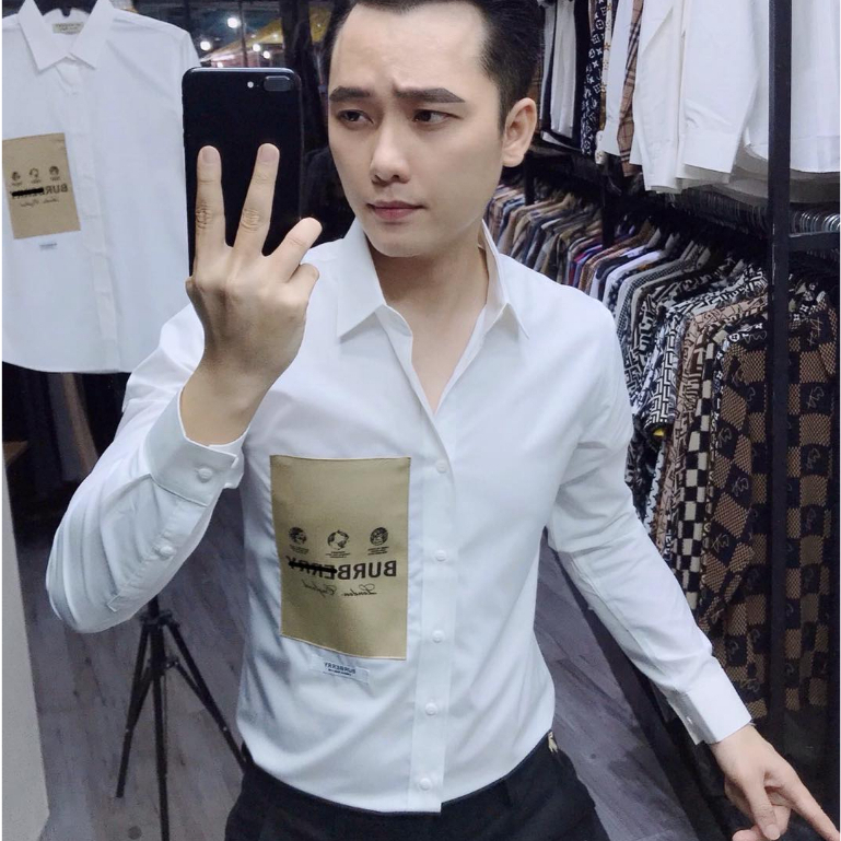 Sơ Mi Nam Vải Hàn Trơn Mịn Không Nhăn Không Phai Không Xù