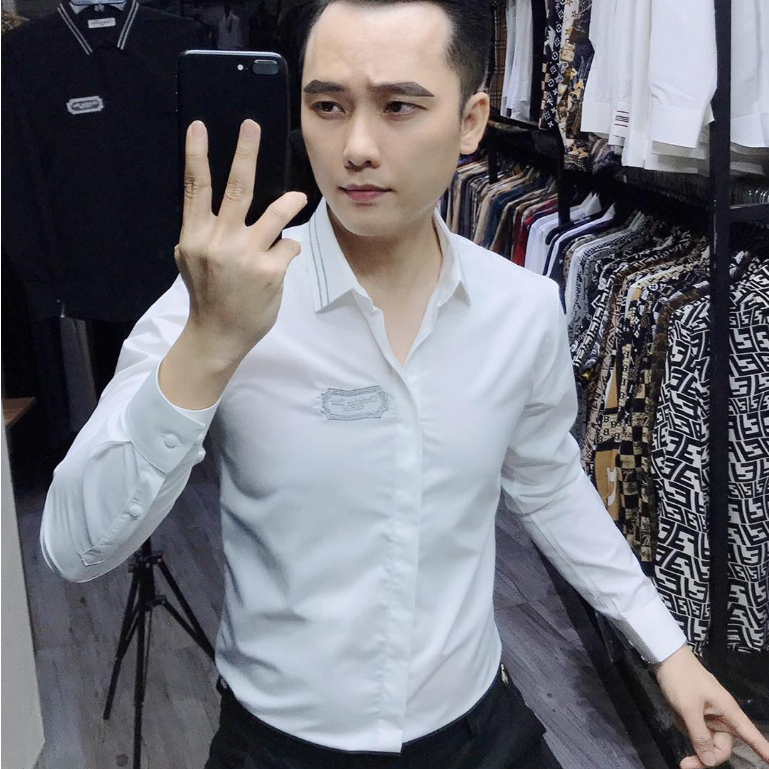 Sơ Mi Nam Vải Hàn Trơn Mịn Không Nhăn Không Phai Không Xù