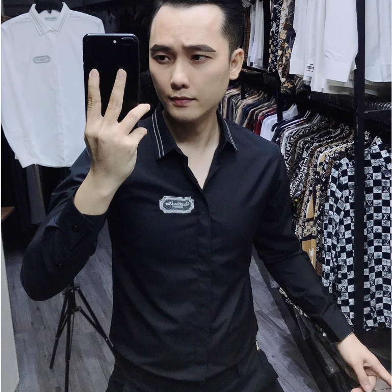 Sơ Mi Nam Vải Hàn Trơn Mịn Không Nhăn Không Phai Không Xù