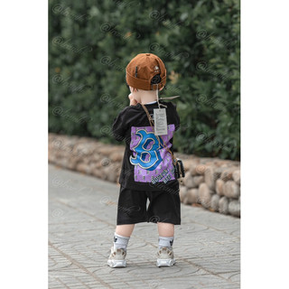 Bộ short thể thao mix cao cấp bé trai-B2