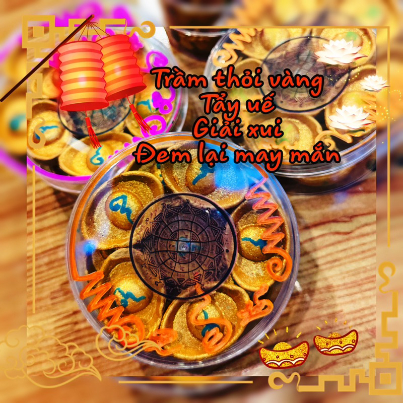 Trầm thỏi vàng chiêu tài - kích lộc