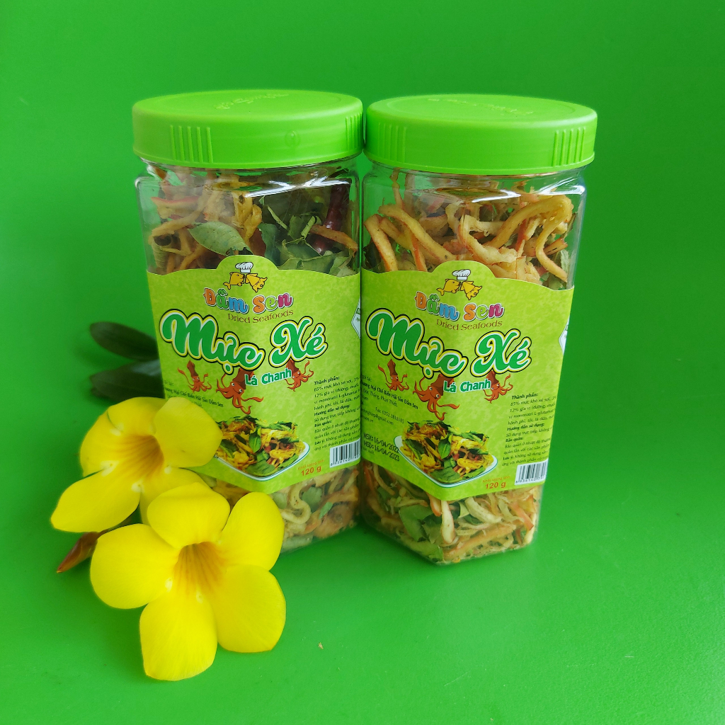 Mực xé lá chanh Đầm Sen - 120g