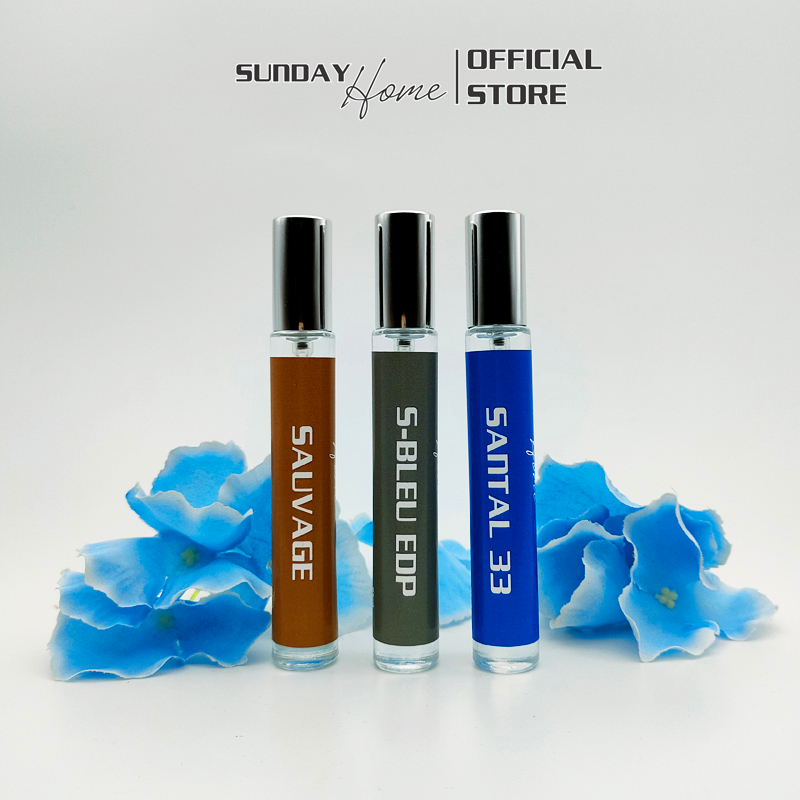 Bộ 3 sản phẩm tinh dầu nước hoa Nam Sunday Home Sang trọng, Tinh tế, Lịch lãm, Cuốn hút