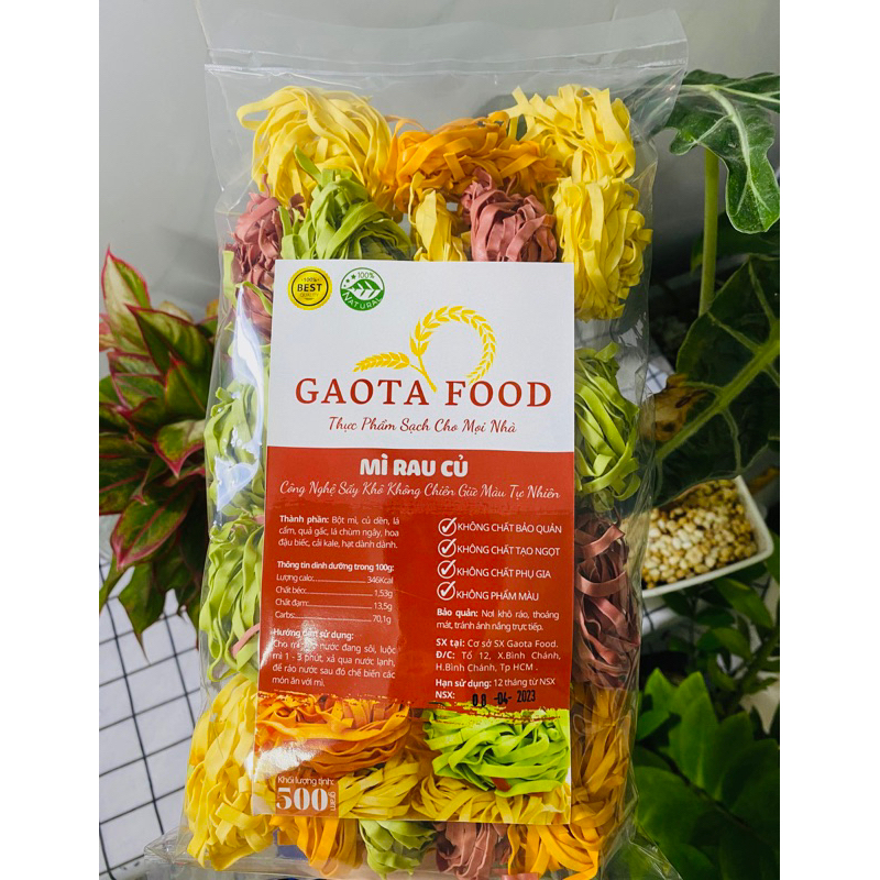 Mì Rau Củ Giảm Cân GAOTA 500g