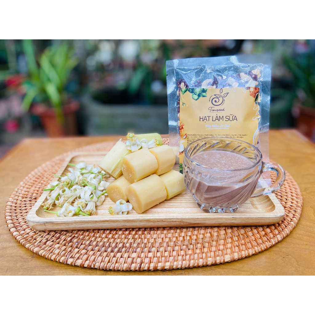 Gói hạt làm sữa nảy mầm sơ chế 100gr - Hạt dinh dưỡng TiniSeed