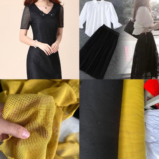 Vải Lươi Ô Vuông , ko giãn may chân váy , đầm suông , pha phối