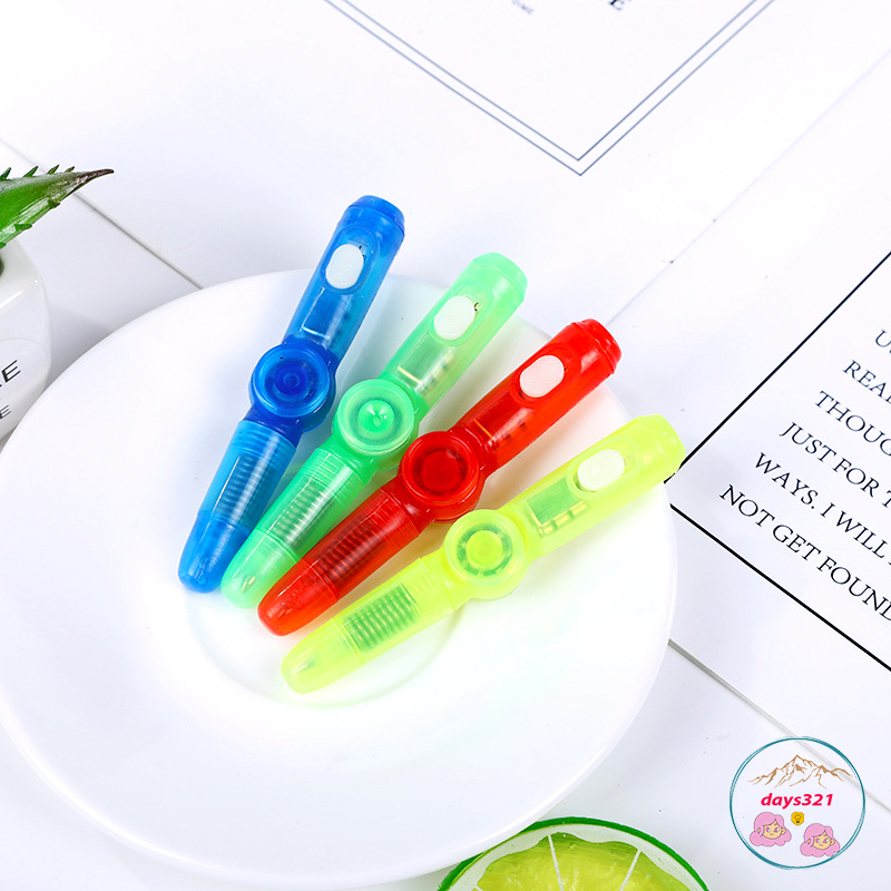 1 Cây Bút Xoay Phát Sáng Đầu Xoay 3 Trong 1 Dành Cho Học Sinh Spinner