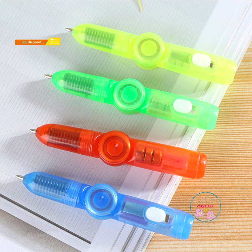 1 Cây Bút Xoay Phát Sáng Đầu Xoay 3 Trong 1 Dành Cho Học Sinh Spinner