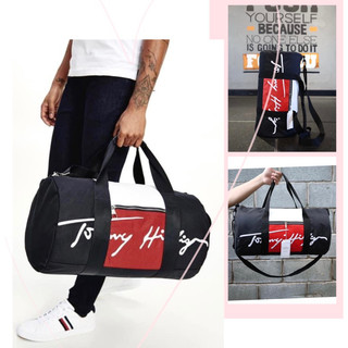 TNS-Túi du lịch, gym Tommie Signature Duffle bag --navy phối siêu thời trang