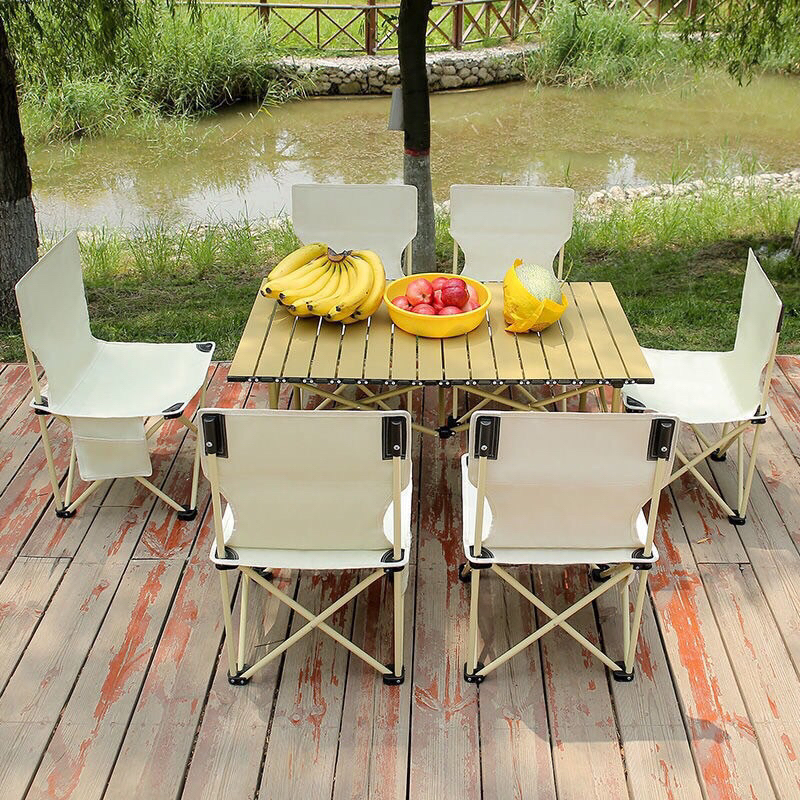 Bàn gấp gọn, bàn xếp, bàn cuộn,bàn nhôm dã ngoại gấp gọn , bàn picnic camping