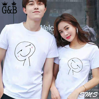 Áo đôi nam nữ, áo thun cặp in hình chipi dễ thương cotton thấm hút