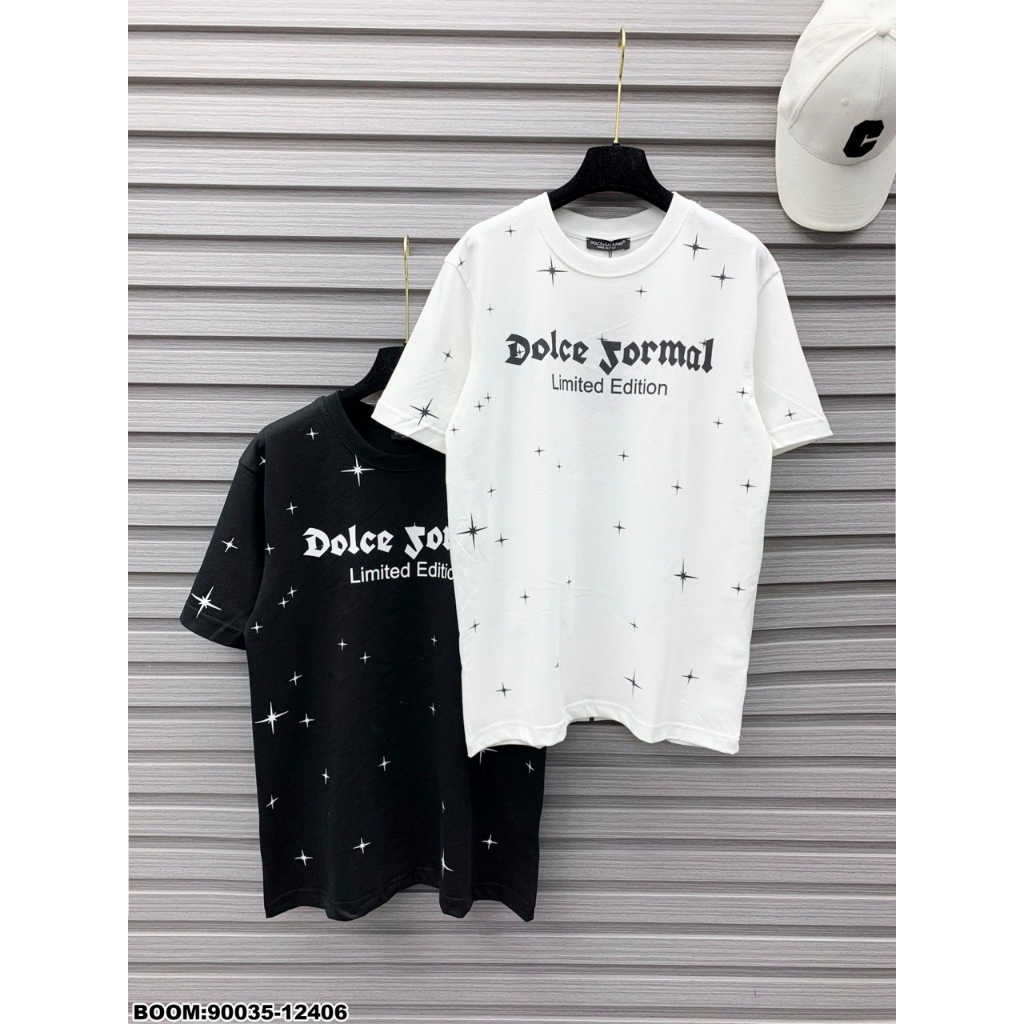 Áo phông nam nữ D.G logo ngôi sao chất cotton cao cấp - Áo thun nam nữ D.G logo ngôi sao lưng spf