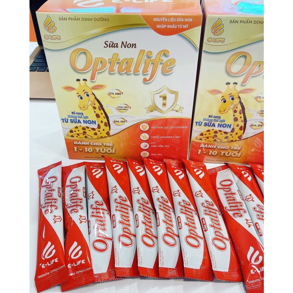 Sữa non hộp [OPTALIFE 1] - Cho trẻ 1-10 tuổi - Hộp (30 gói)