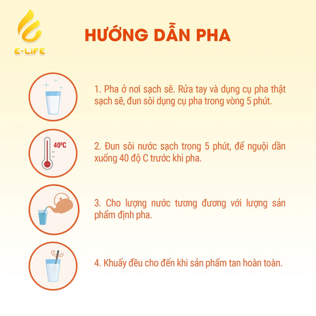 Sữa non cao cấp Elife 1 tăng cường hệ miễn dịch, tăng sức đề kháng, giảm ốm vặt dành cho trẻ từ 0-12 tháng tuổi