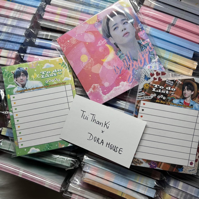 Giấy note ghi chú BTS desgin Hàn Quốc