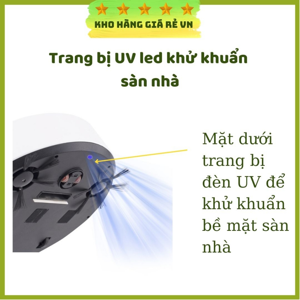 Robot hút bụi lau nhà máy hút bụi đa năng có đèn UV khử trùng và khuếch tán tinh dầu thơm nhà IS28A đồ gia dụng nộiTrung