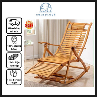 Ghế tre bập bênh thư giãn, xếp gọn - GD47