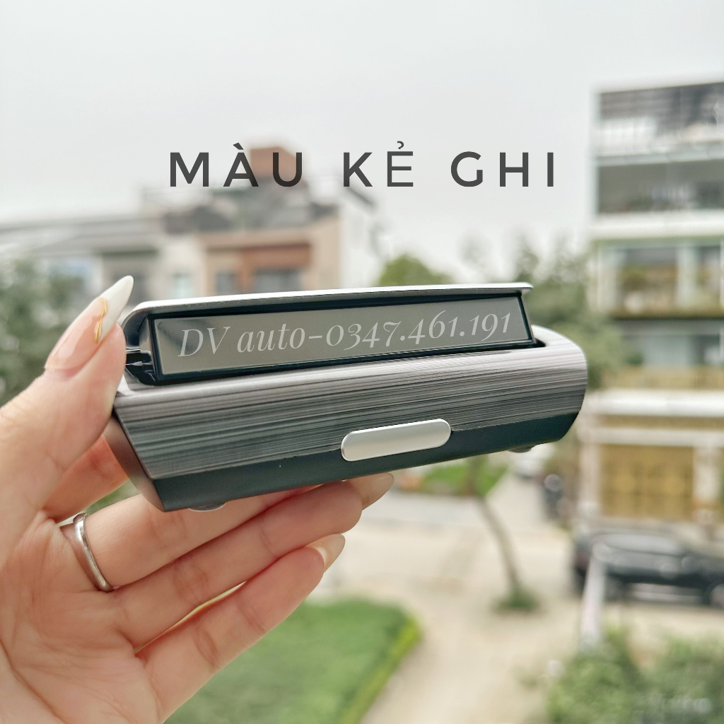 Bảng ghi số điện thoại YUMCHO gắn taplo thiết kế kẻ vân cực sang trọng bắt mắt by DV AUTO | BigBuy360 - bigbuy360.vn