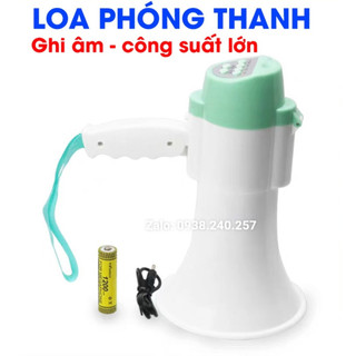 [KÈM PIN SẠC]Loa phóng thanh công suất lớn 25W chính hãng Sunrise SH7S Loa phóng thanh cầm tay, ghi âm rao bán hàng