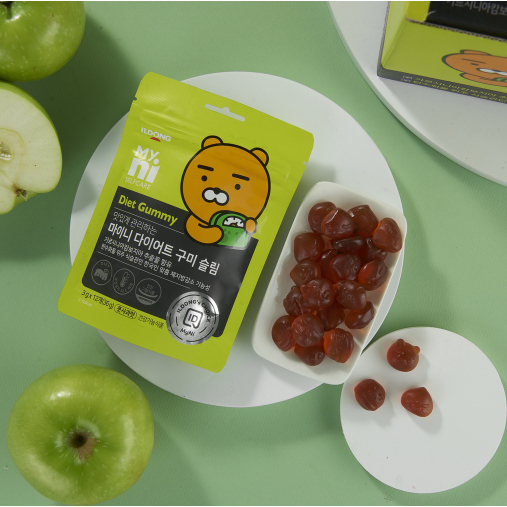 Kẹo Táo Giảm Cân Myni Selfcare Diet Gummy ILDONG Hàn Quốc Gói 12 Viên | Nine Hàn Nhật