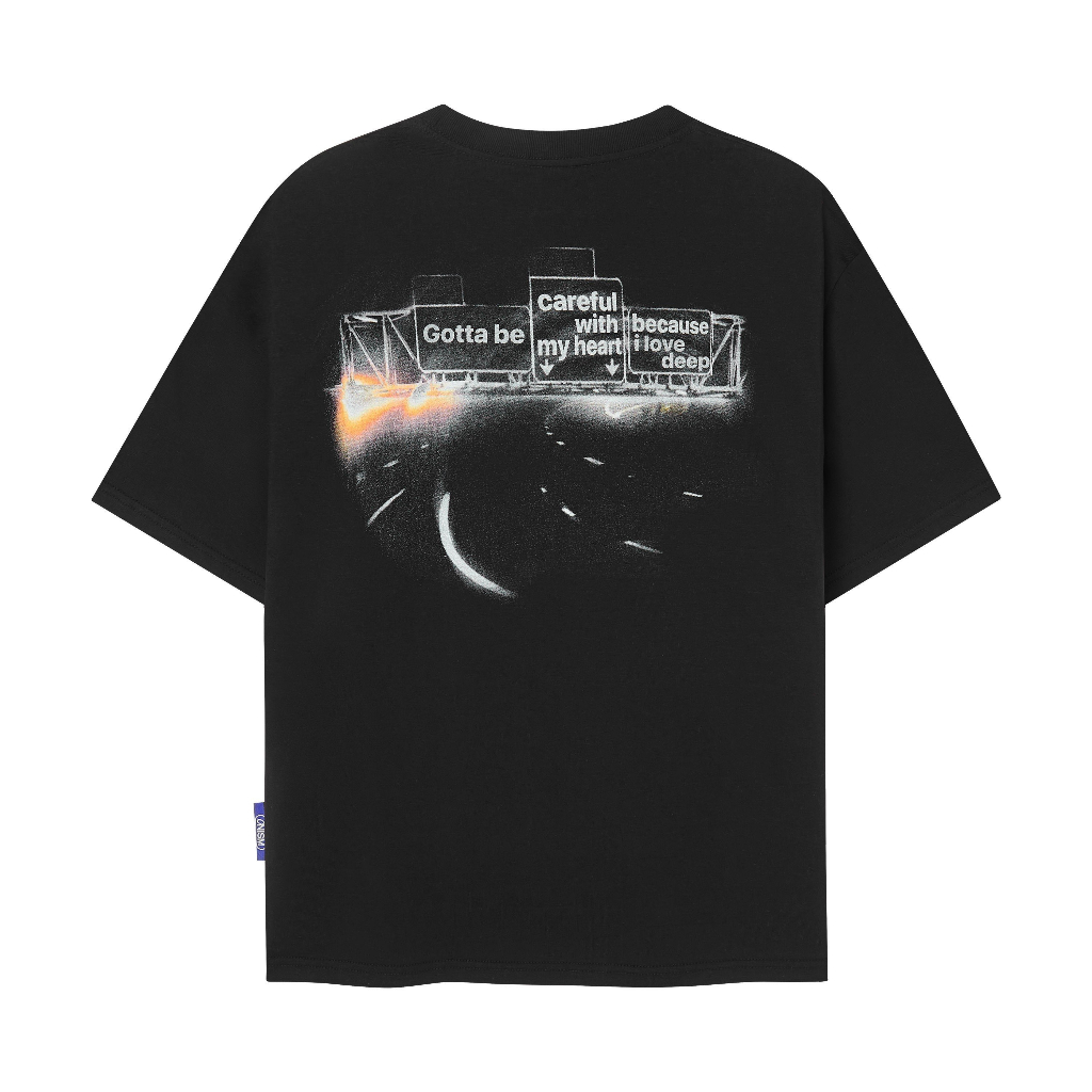 Áo thun unisex Nightlife T-Shirt màu đen - Charm tee Onism