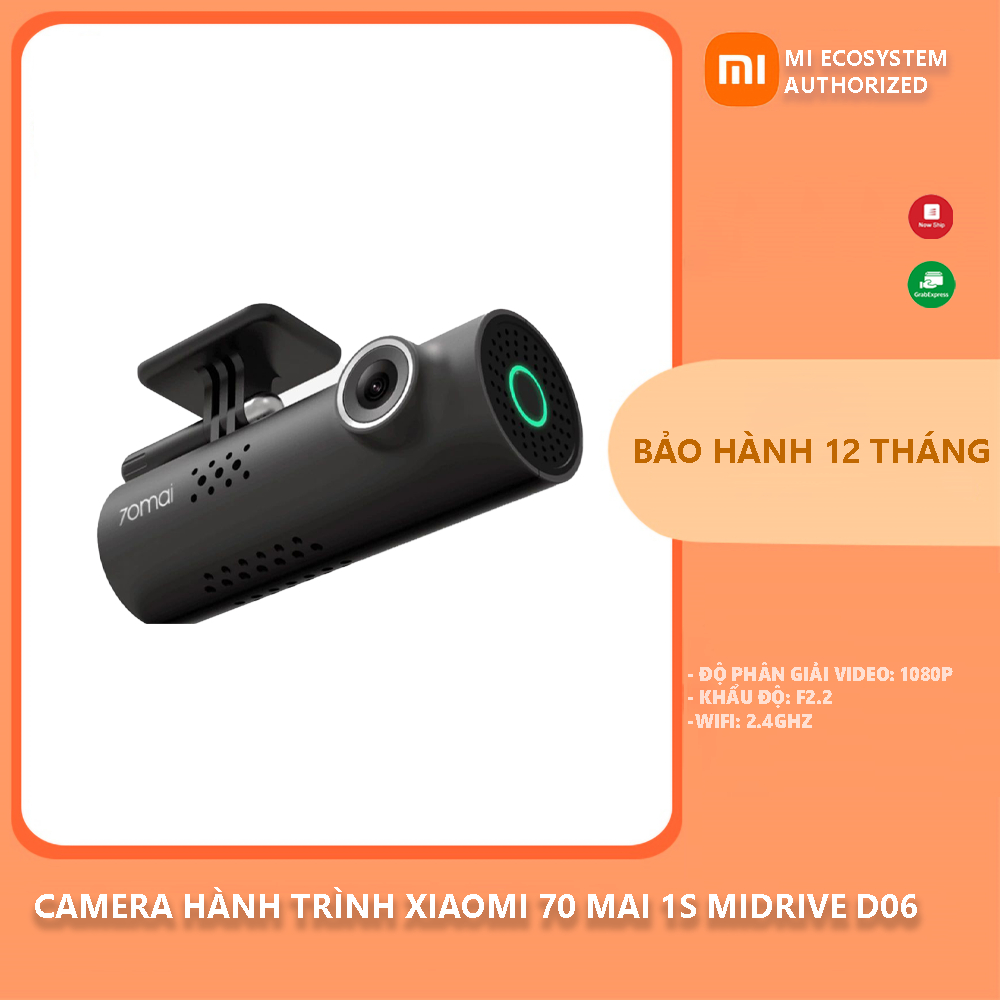 Camera hành trình Xiaomi 70 MAI 1S MiDrive D06 cho xe hơi xe oto - Bảo hành 12 tháng - Shop Điện Máy Center