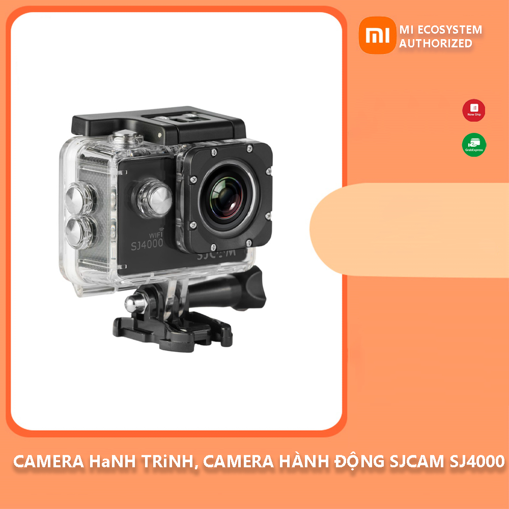 Camera hành trình, camera hành động SJCAM SJ4000 wifi 2 inch, chất lượng full HD