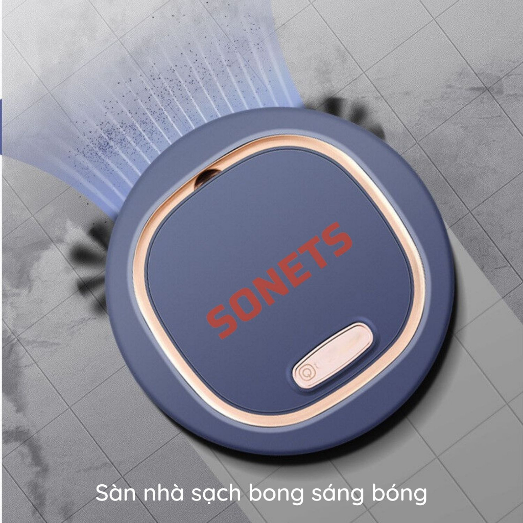 Robot Hút Bụi Lau Nhà Đa Năng Cao Cấp JM8025 Máy Robot Hút Bụi Tự Động, Sạc USB Cảm Biến Chống Va Chạm, SONETSVN | BigBuy360 - bigbuy360.vn