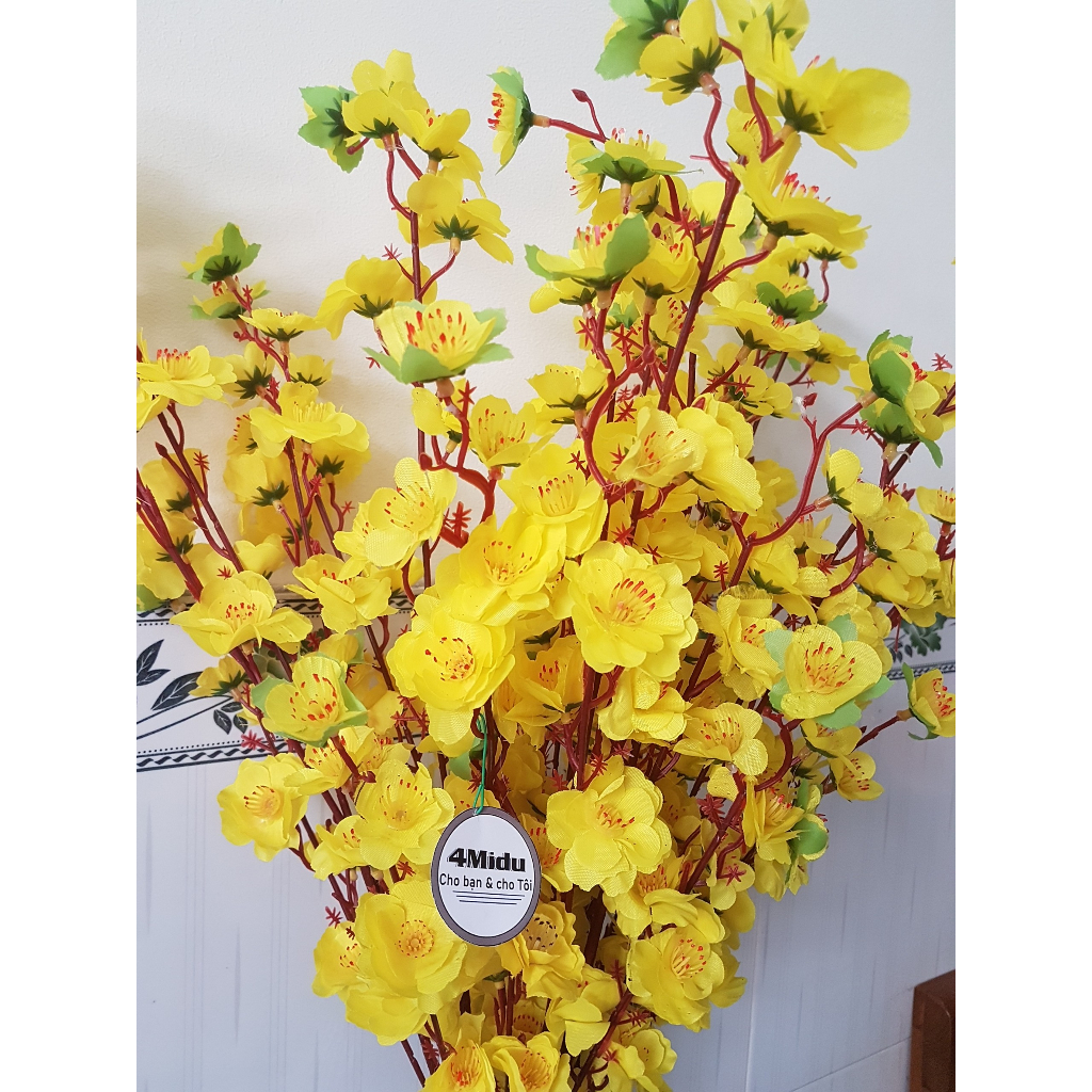 Phụ kiện trang trí Mùa Lễ Tết - Cành Hoa Mai, Hoa Anh Đào ngày Tết giá sỉ tại xưởng sản xuất