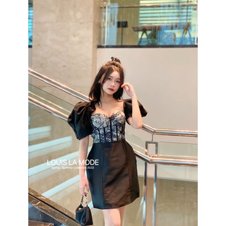 ( Ảnh chính chủ) Váy Cúp Ngực Corset Tay Bồng